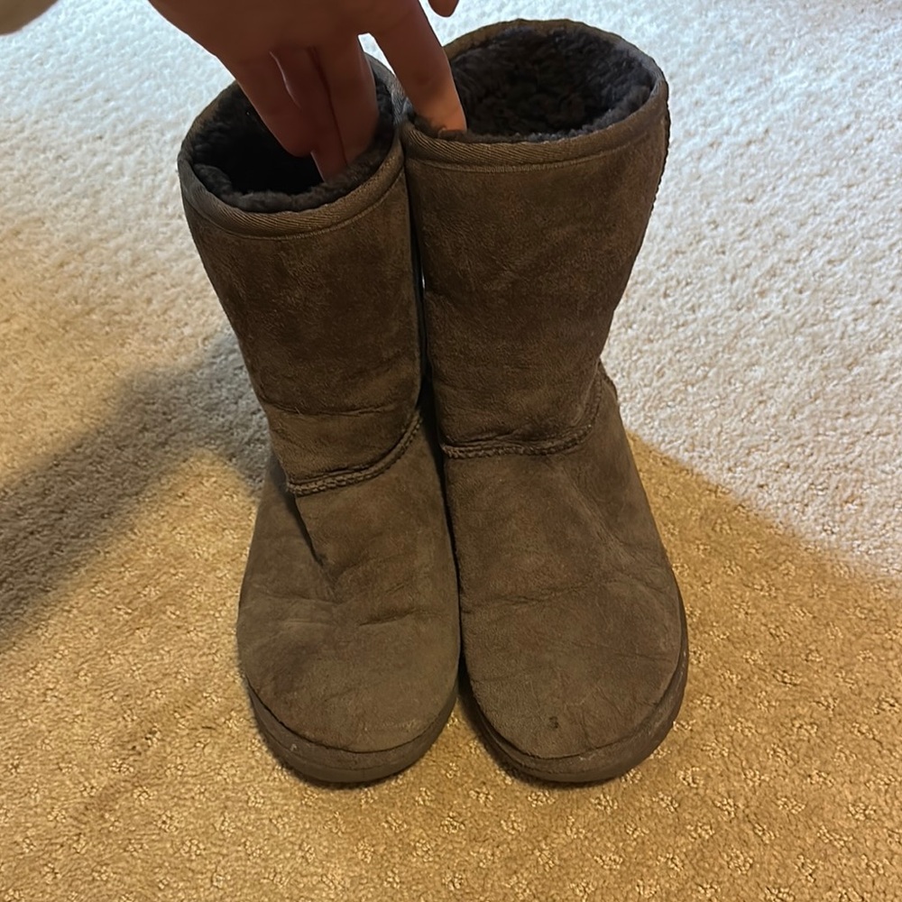 UGG Brown Suede Mid-Calf Boots